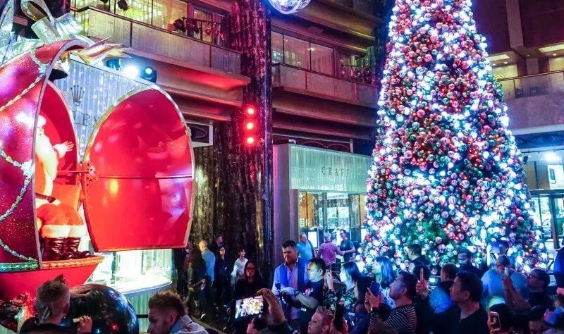 Crown Melbourne Christmas Spectacular during the Christmas