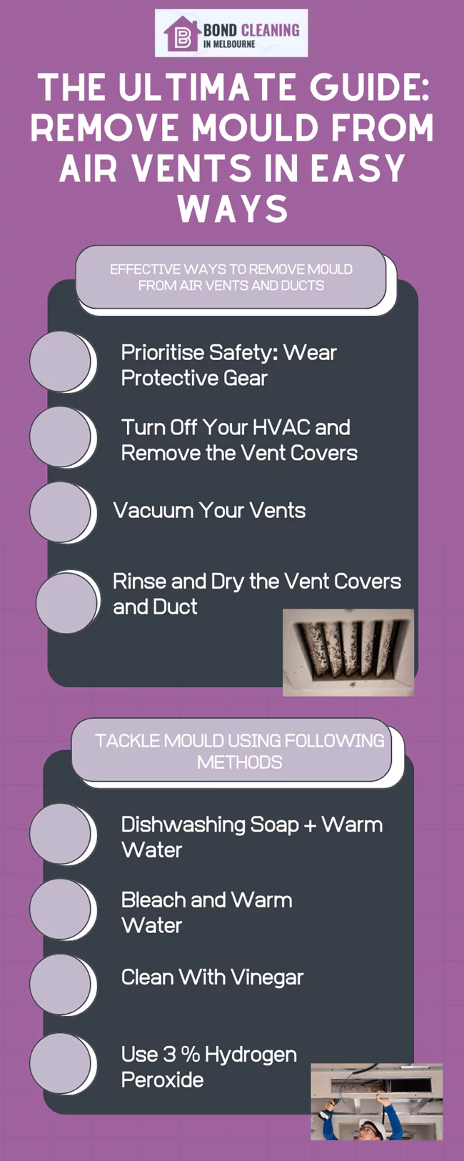 tips for cleaning mould from air vents