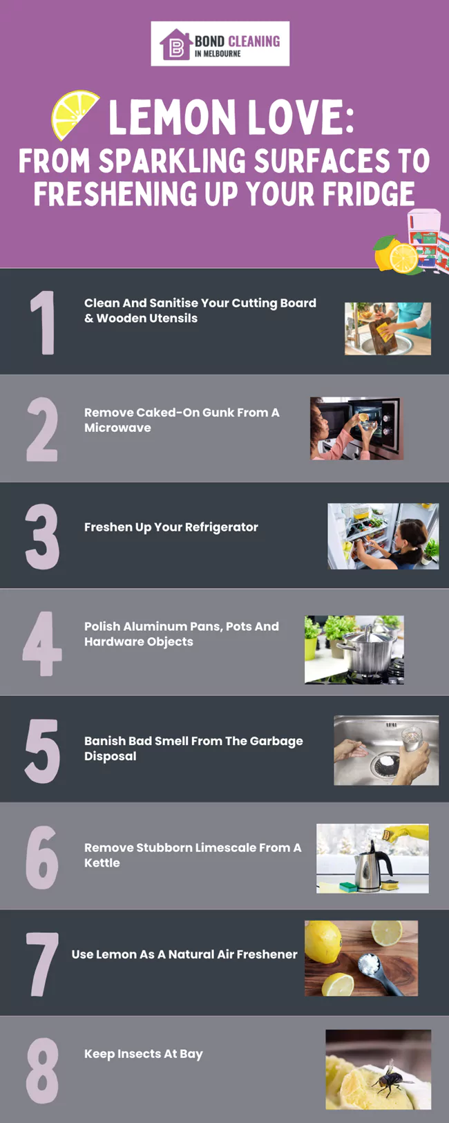 Tips for cleaning with lemon