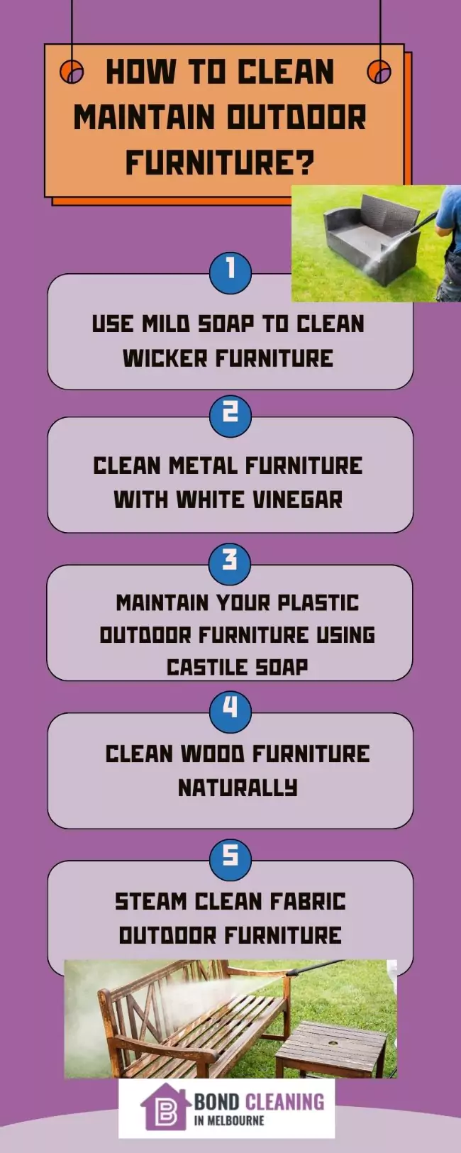 outdoor furniture cleaning tips