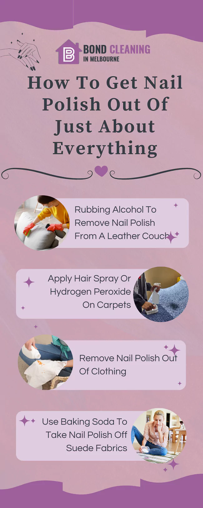 Tips To Get Nail Polish Out Of Just About Everything