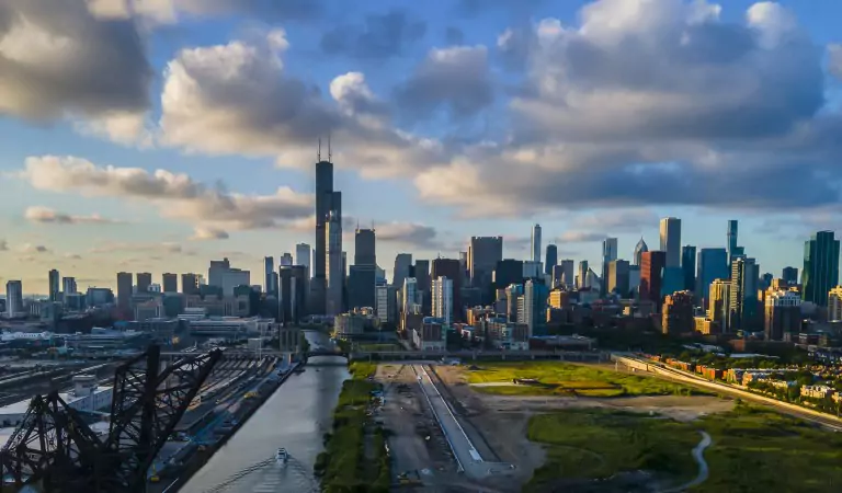 beautiful view of Melbourne city