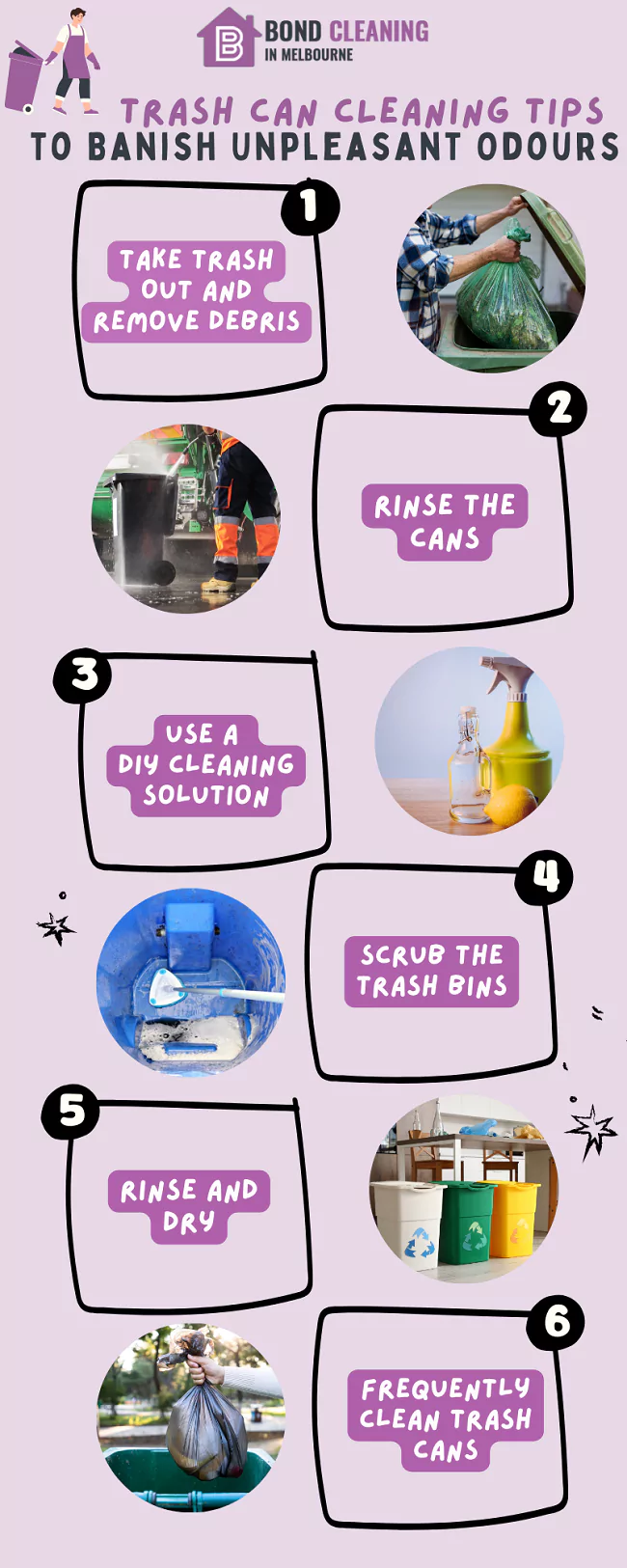 tips for cleaning trash can perfectly